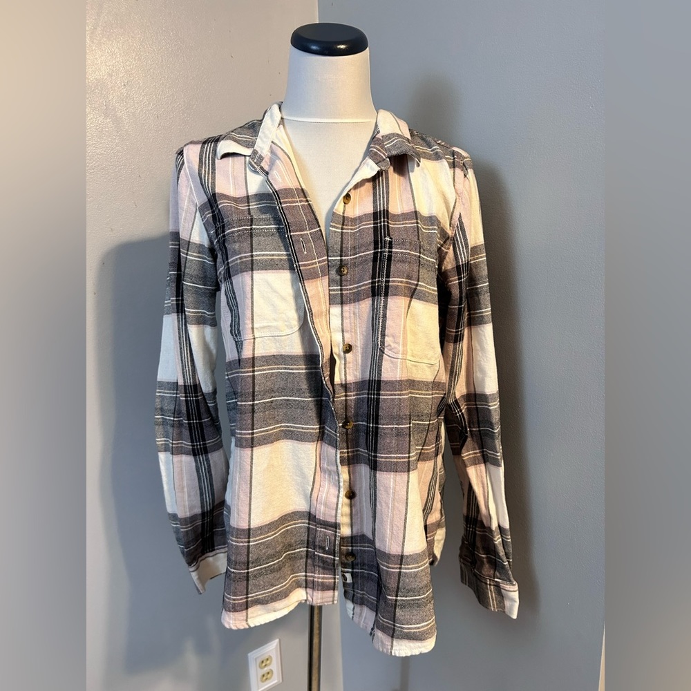 Vans Button Down Plaid Flannel Size XL